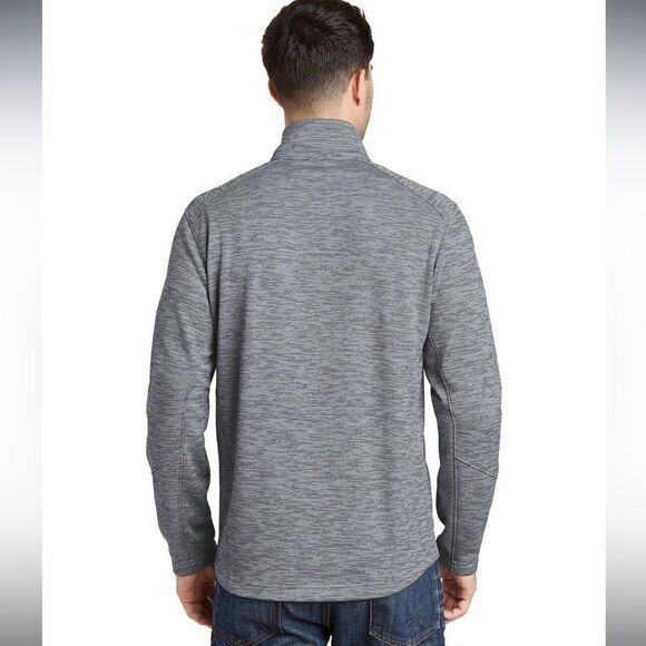 Port Authority Digi Stripe Fleece Jacket Grey S NWT IN PACKAGE - Picture 2 of 7